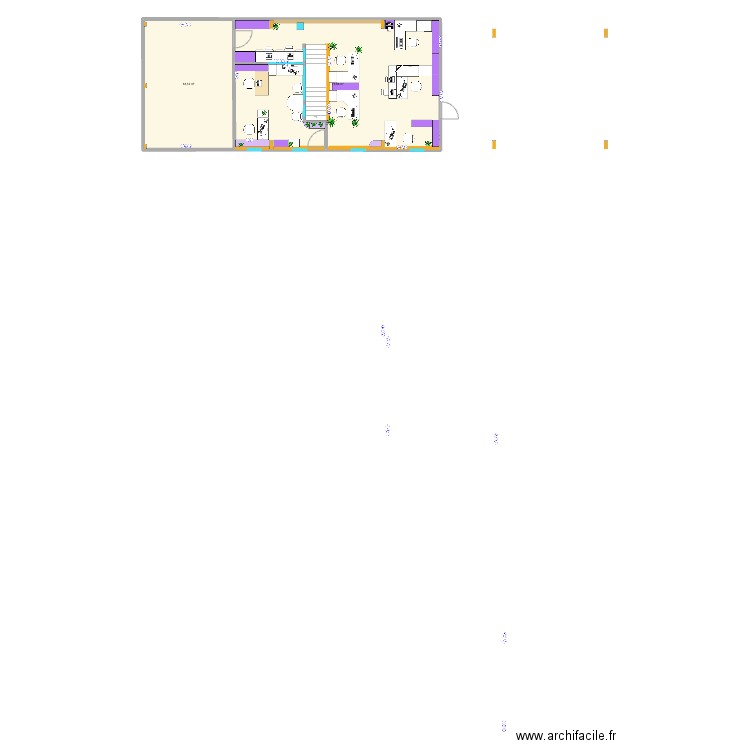 IDZIA N+1 SCÉNARIO 4.4. Plan de 2 pièces et 107 m2