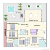 PLAN DU 1 ER ETAGE