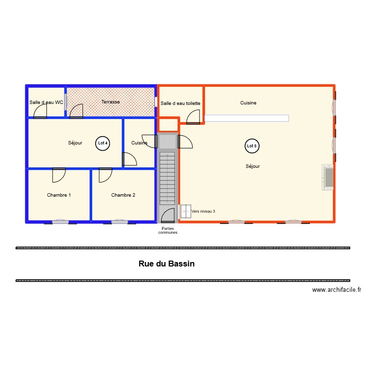 maison pierrefeu. Plan de 11 pièces et 151 m2