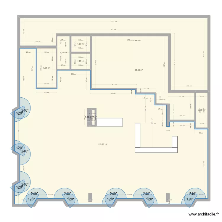 Caf&eacute; HEMINGWAY 3. Plan de 