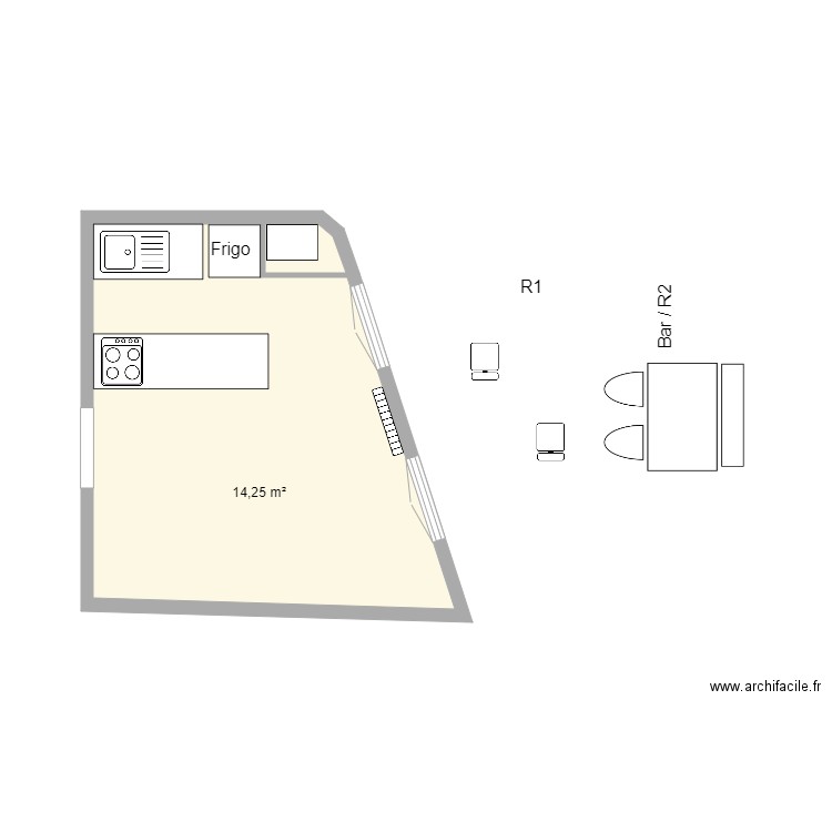 PW cuisine 2. Plan de 0 pièce et 0 m2