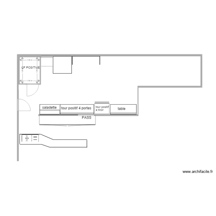 cauteret. Plan de 