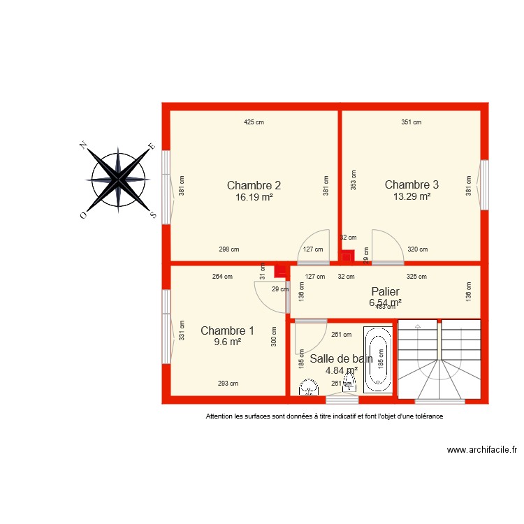 BI 4798 étage côté. Plan de 0 pièce et 0 m2