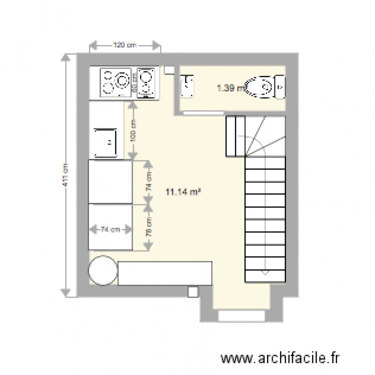 sous sol bulbe. Plan de 0 pièce et 0 m2