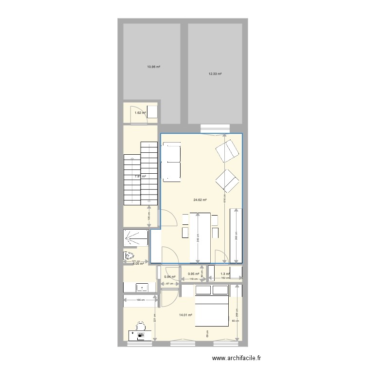 Tabellion 2e étage version 4. Plan de 0 pièce et 0 m2