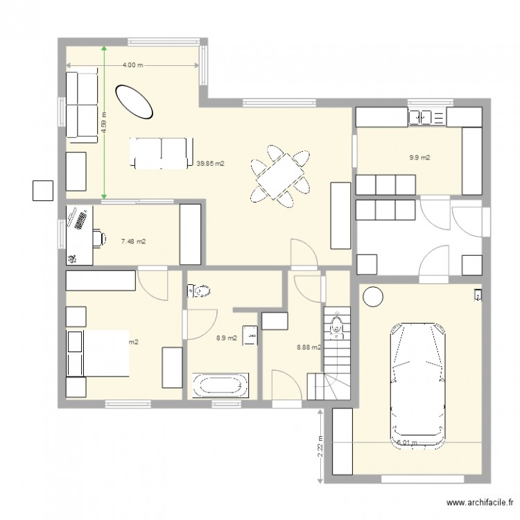 version 2. Plan de 0 pièce et 0 m2