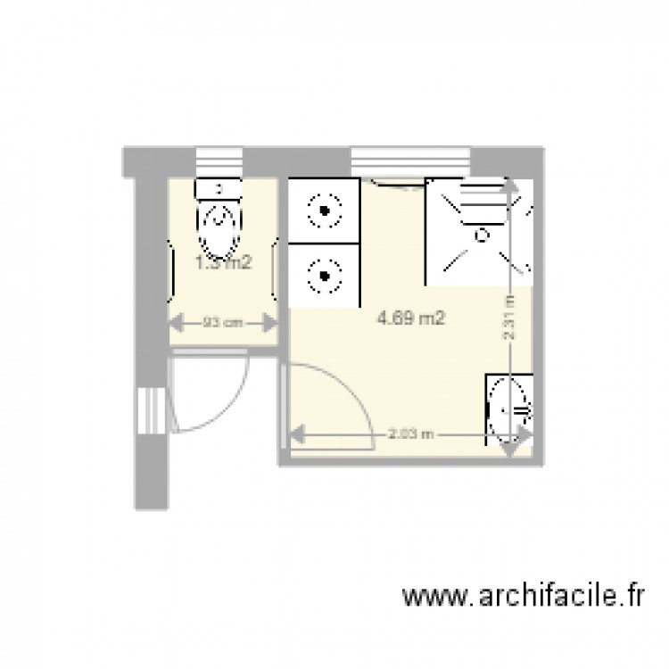 Etat projeté LE NOC. Plan de 0 pièce et 0 m2