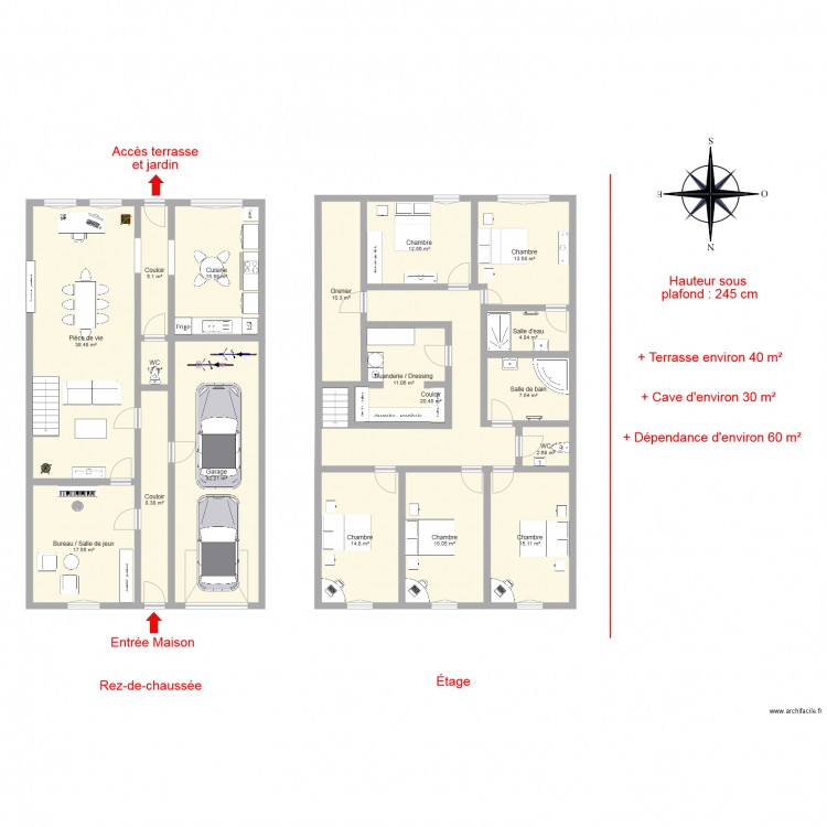 VALLON PETIT. Plan de 0 pièce et 0 m2