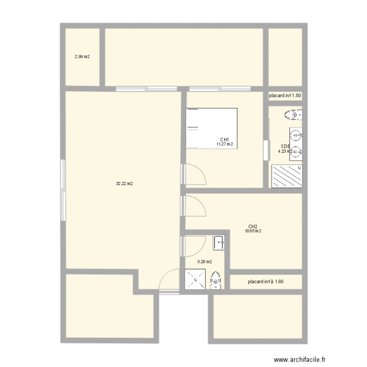 plan GC. Plan de 0 pièce et 0 m2