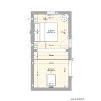 Chambre + Bureau