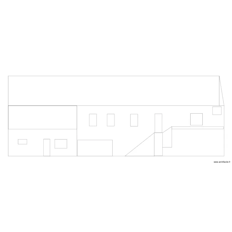 Plan de face T4 Duplex. Plan de 