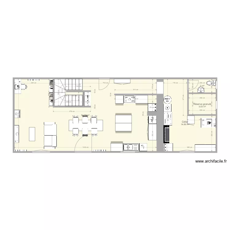 Monein RDC Projet. Plan de 