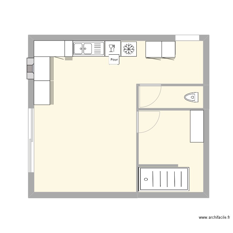 cuisine. Plan de 0 pièce et 0 m2
