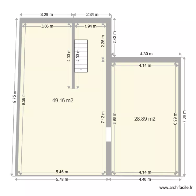 dublin 40 42 RDC. Plan de dublin 40 42 RDC. Plan de