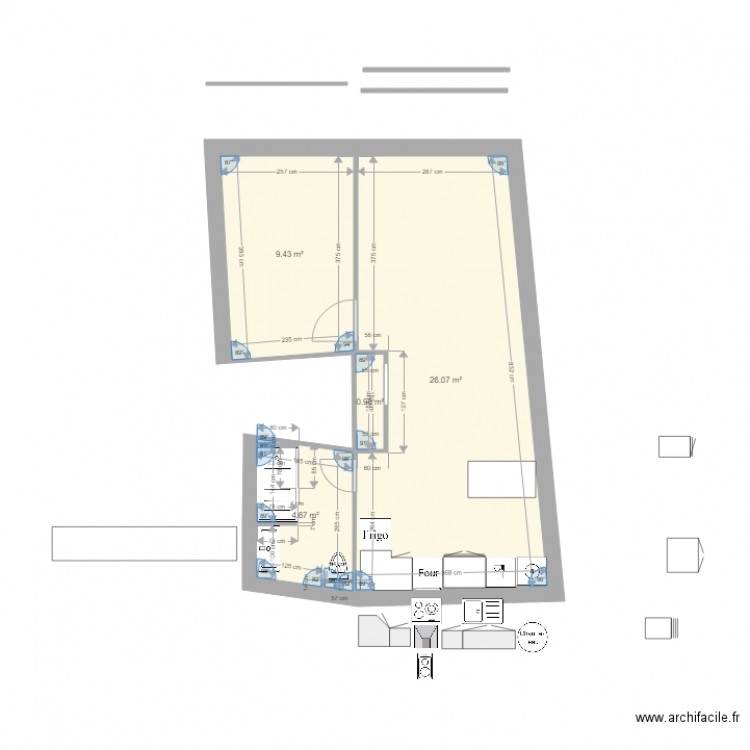 sdb plan app. Plan de 0 pièce et 0 m2