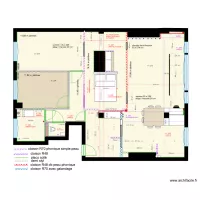 plan cloisons bureau option 2