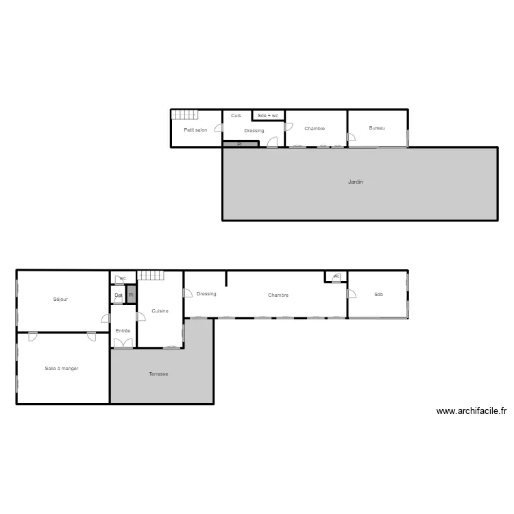 SABBAH CECILE. Plan de 