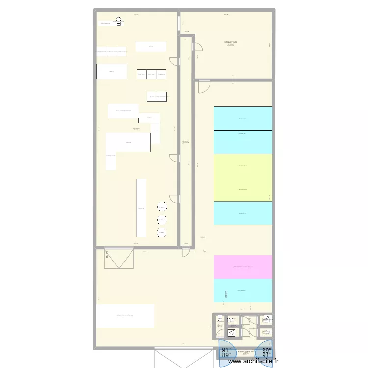 PLAN 1260M2 OPEN SPACE v6. Plan de 