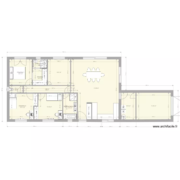 Plan maison 2. Plan de 