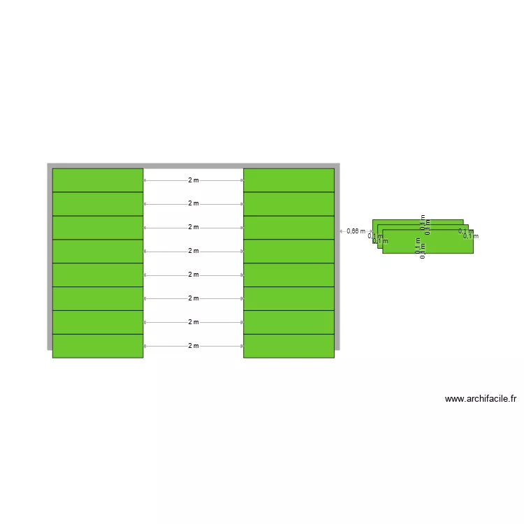 FLINK grande place 17eme. Plan de 