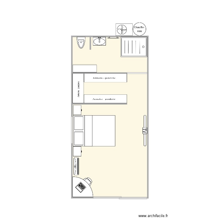 Pièce extérieure . Plan de 0 pièce et 0 m2