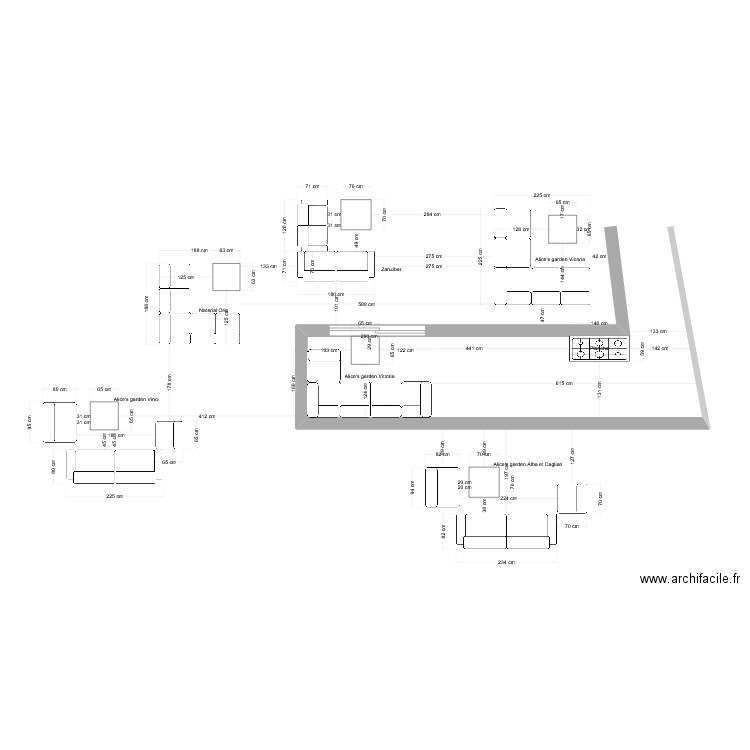Terrasse. Plan de 0 pièce et 0 m2