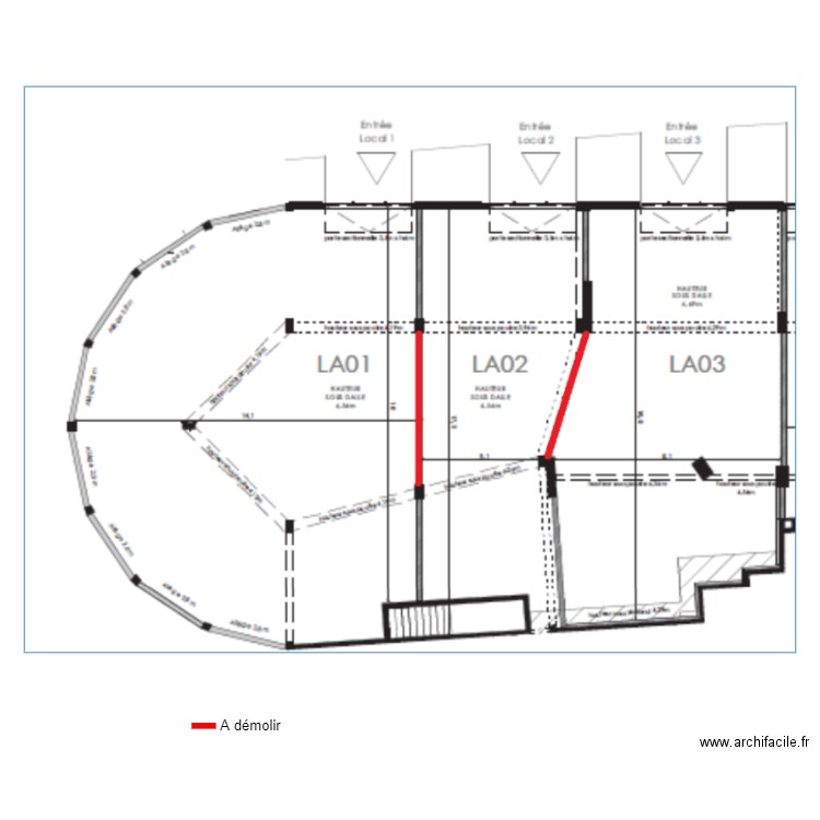 DEMOLITION RENNES. Plan de 0 pièce et 0 m2