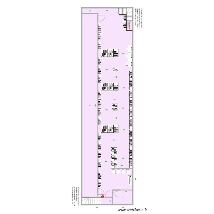 ETAGE CBG MIGNOT AVANT TRAVAUX. Plan de 0 pièce et 0 m2 ETAGE CBG MIGNOT AVANT TRAVAUX. Plan de 0 pièce et 0 m2