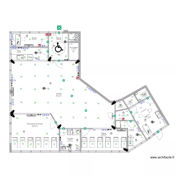 Vanves Projet V PoS ArL 180822 Electricité post PMI av BUREAU 2. Plan de Vanves Projet V PoS ArL 180822 Electricité post PMI av BUREAU 2. Plan de