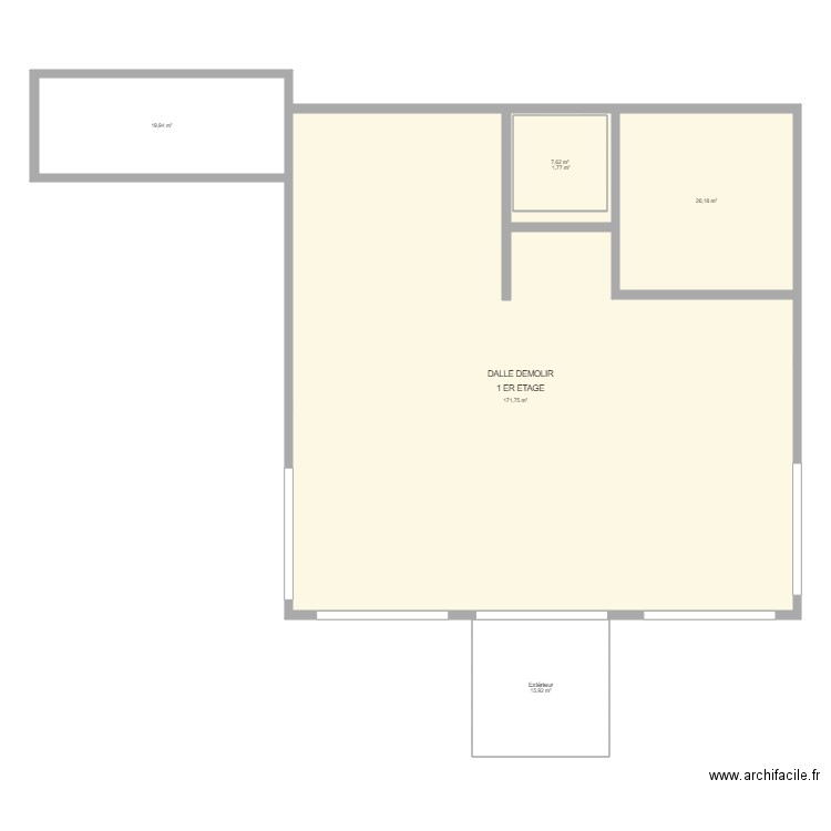 ETAGE MAS MAS. Plan de 0 pièce et 0 m2