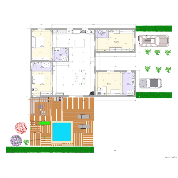 Plan 3 mouries. Plan de 0 pièce et 0 m2