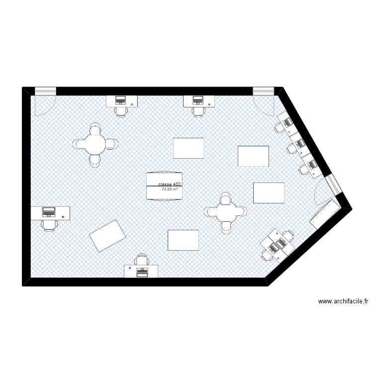 Classe 402. Plan de 0 pièce et 0 m2