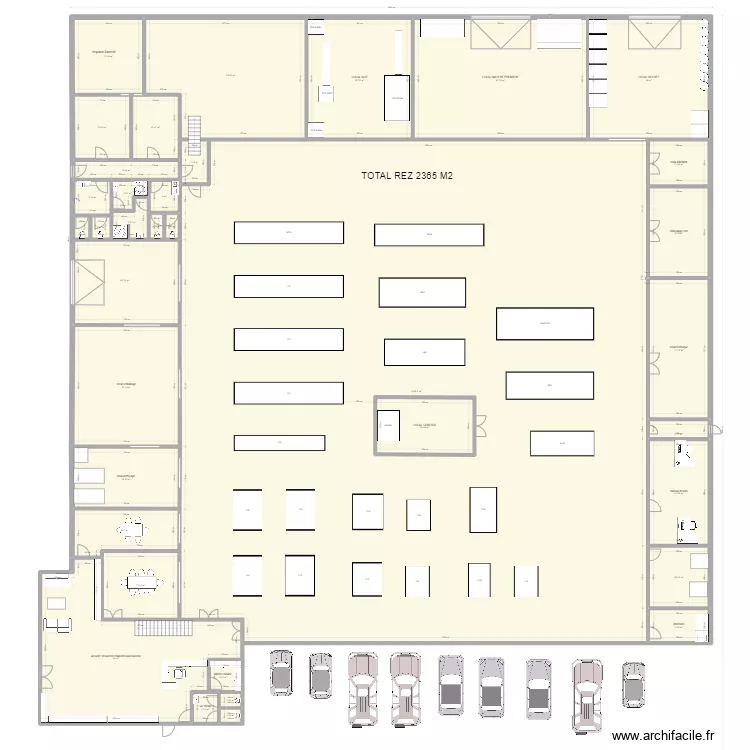 ATELIER FRAIPONT rez 7. Plan de 