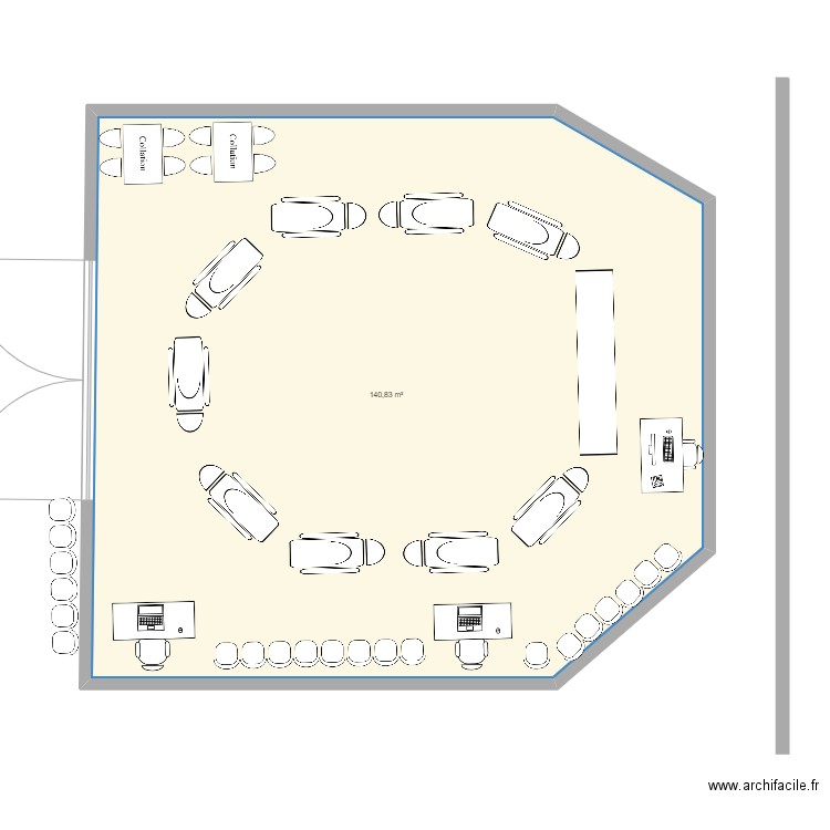 cours roma. Plan de 0 pièce et 0 m2