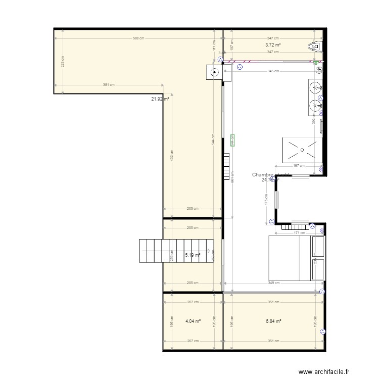 plan amenagement grenier 10 Casimir Perier. Plan de 0 pièce et 0 m2