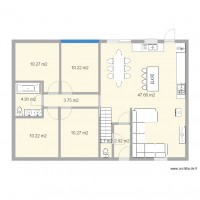 plain pied  avc ss sol 110m2 facade 13m2 x 9m2 pignon
