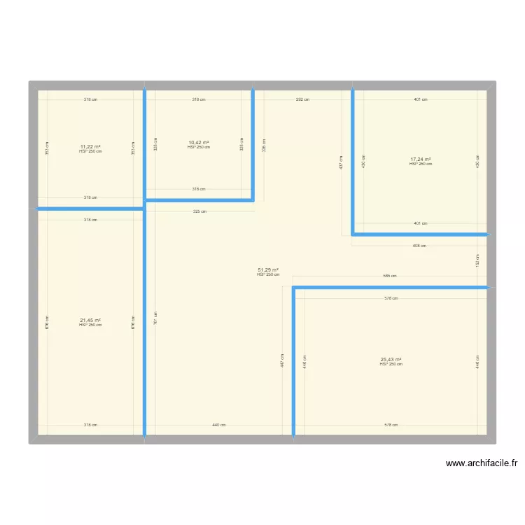 CONDORCET RDC. Plan de 