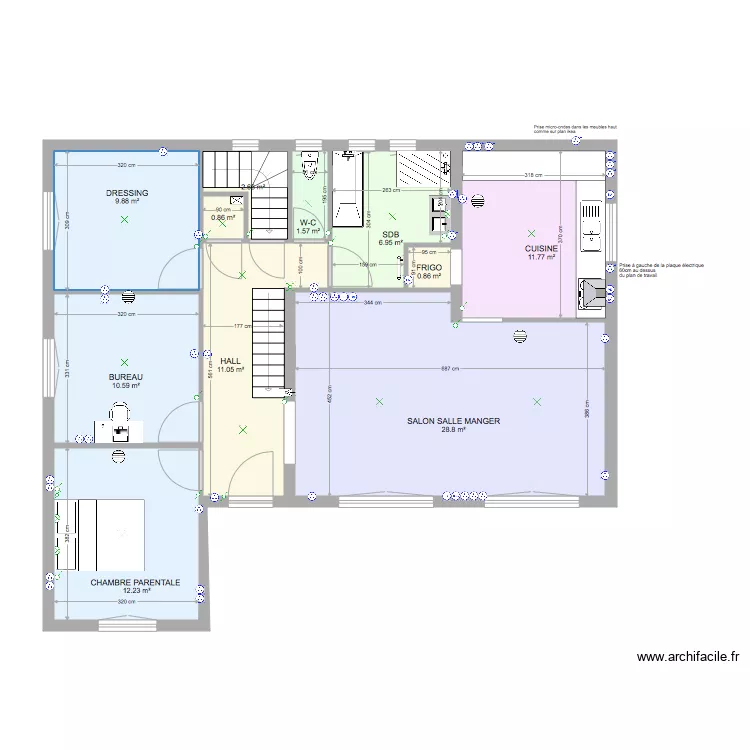 Projet Moretti 1 er étage . Plan de Projet Moretti 1 er étage . Plan de