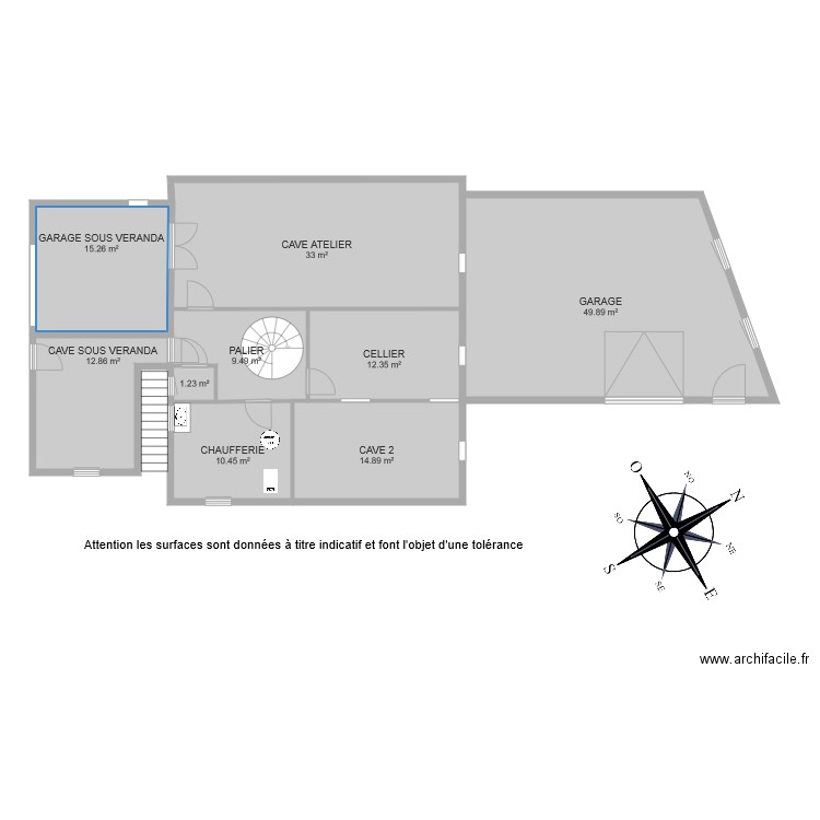 BI 5089 SOUS SOL. Plan de 0 pièce et 0 m2