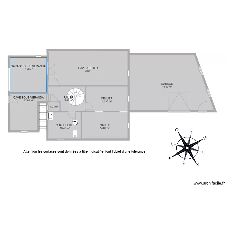 BI 5089 SOUS SOL. Plan de BI 5089 SOUS SOL. Plan de