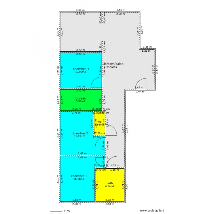 Gilbert 91 carnot. Plan de 0 pièce et 0 m2