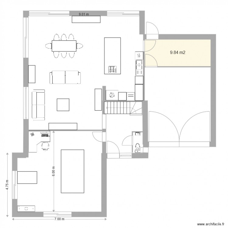 maison1. Plan de 0 pièce et 0 m2