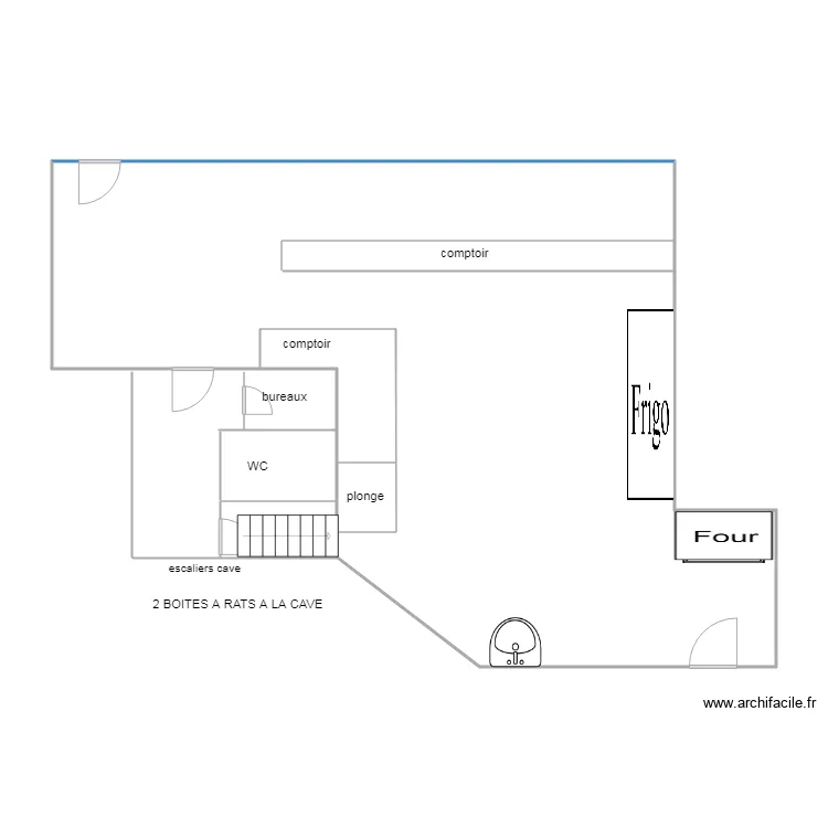 PLAN    BOULANGERIE          CHEZ SANDRA. Plan de 