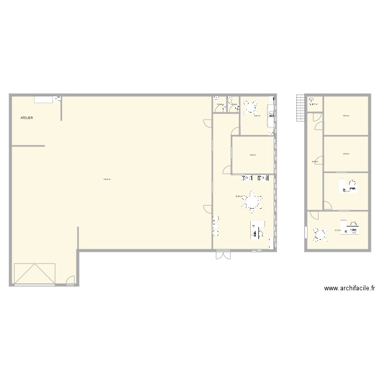 Bureaux 274 bougrière. Plan de 0 pièce et 0 m2