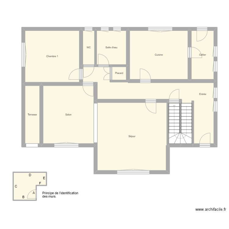 Croquis ROBERT RCH. Plan de 0 pièce et 0 m2