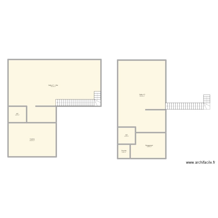 LE MUTZIG. Plan de 7 pièces et 172 m2