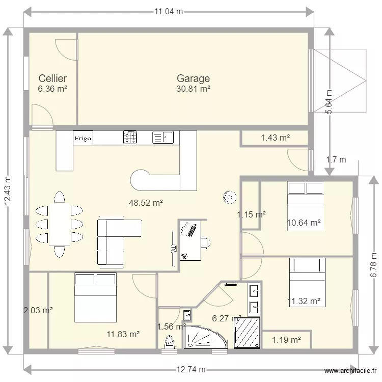 Serre 15 09 20. Plan de 