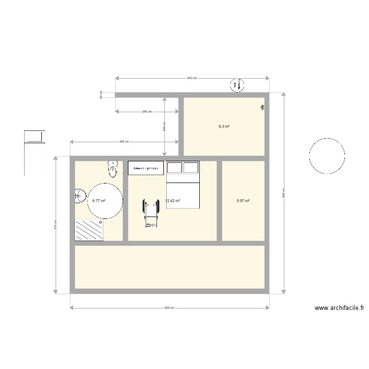 M M houailou 2. Plan de 0 pièce et 0 m2