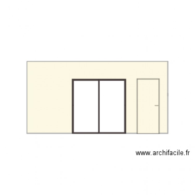Facade 1 extension. Plan de 0 pièce et 0 m2