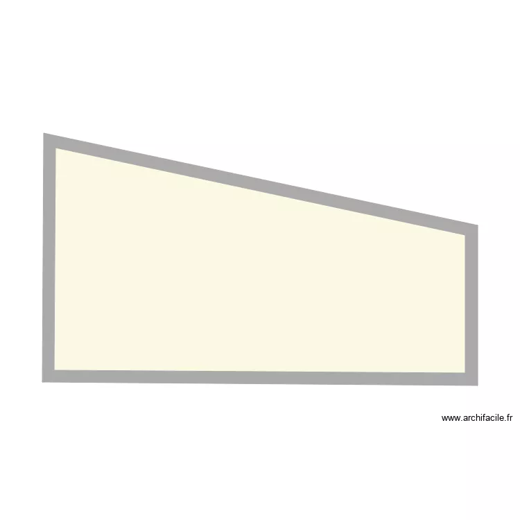 Facade ouest. Plan de 